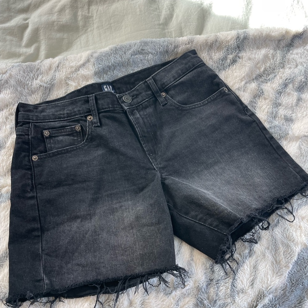 Gap Black Denim Shorts